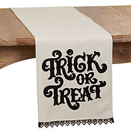 Saro Lifestyle "Trick Or Treat" 72-Inch Table Runner in Natural