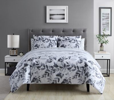 Ellen Tracy Shadow Floral 7 Piece Comforter Set Bed Bath Beyond