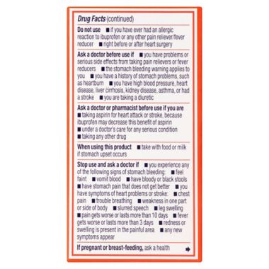 Motrin&reg; IB 24-Count 200 mg Ibuprofen Caplets. View a larger version of this product image.