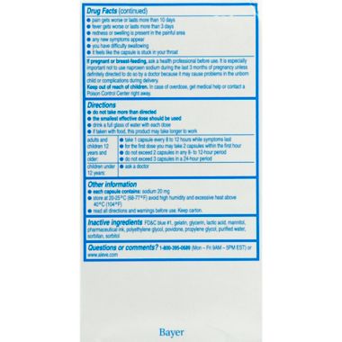 Aleve&reg; All Day Strong&reg; Liquid Gels 80-Count 220 mg Capsules with Easy-Open Arthritis Cap. View a larger version of this product image.