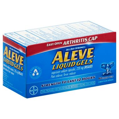 Aleve&reg; All Day Strong&reg; Liquid Gels 80-Count 220 mg Capsules with Easy-Open Arthritis Cap. View a larger version of this product image.