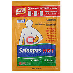Salonspas® 3-Count Hot Capsicum Pain Relief Patch