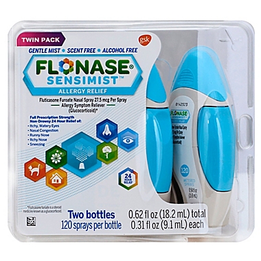 Flonase&reg; 2-Pack .31 fl. oz. Sensimist Allergy Relief Nasal Spray. View a larger version of this product image.