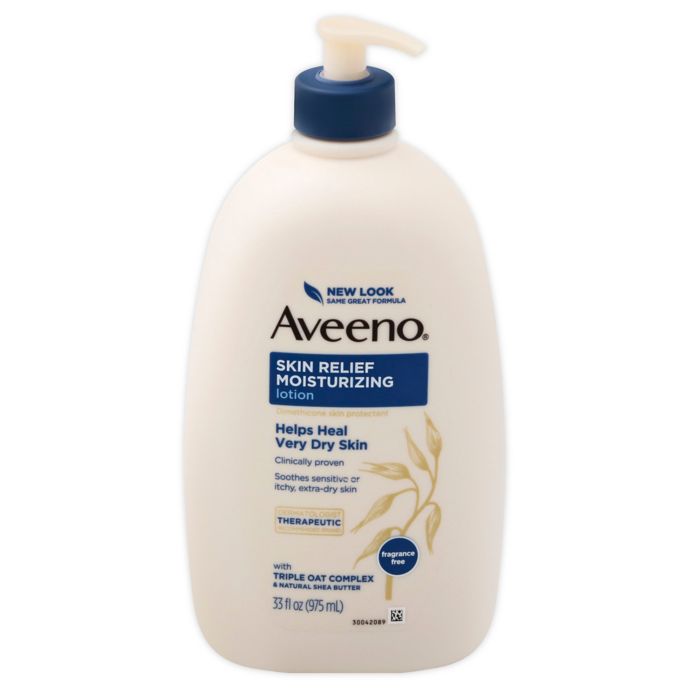 Aveeno 33 Oz Skin Relief Moisturizing Lotion For Sensitive Skin Bed Bath Beyond