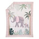 Alternate image 3 for NoJo&reg; Tropical Princess 4-Piece Crib Bedding Set in Pink/White
