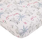 Alternate image 4 for NoJo&reg; Tropical Princess 4-Piece Crib Bedding Set in Pink/White