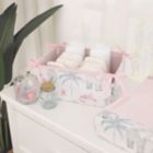 Alternate image 7 for NoJo&reg; Tropical Princess 4-Piece Crib Bedding Set in Pink/White