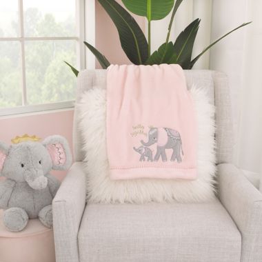 NoJo&reg; Tropical Princess "Better Together" Blanket in Pink. View a larger version of this product image.