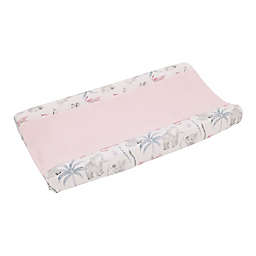 NoJo® Tropical Princess Changing Pad Cover in Pink/White