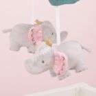 Alternate image 2 for NoJo&reg; Tropical Princess Elephant Mobile in Pink