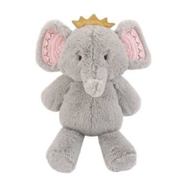 NoJo&reg; Tropical Princess Elephant Plush Toy in Grey. View a larger version of this product image.