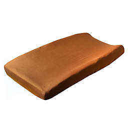 Copper Pearl Changing Pad Cover in Camel