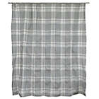 Alternate image 1 for Bee &amp; Wllow&trade; Home Quarry Plaid 72-Inch x 72-Inch Hookless Shower Curtain in Grey