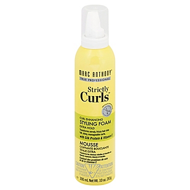 Marc Anthony Strictly Curls&trade; 10 oz. Frizz Control Styling Foam. View a larger version of this product image.
