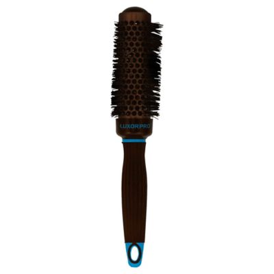 J&amp;D Beauty Accelerator Round Ceramic Hairbrush in Black