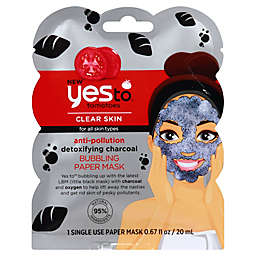 Yes to® Tomatoes Anti-Pollution 1-Count Detoxifying Charcoal Bubbling Paper Mask