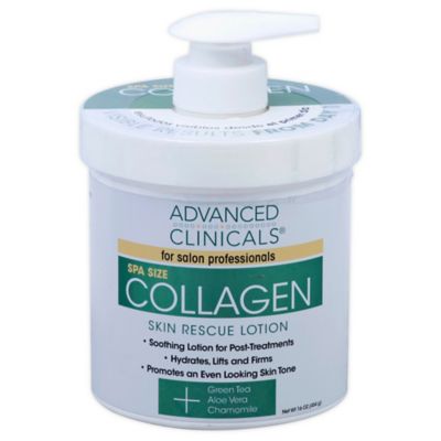Advanced Clinicals&reg; 16 oz. Collagen Skin Rescue Lotion
