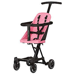 Dream On Me Coast Rider Travel Lightweight Compact Portable Vacation Friendly Stroller in Pink