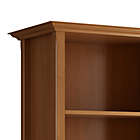 Alternate image 3 for Simpli Home Amherst Solid Wood 5 Shelf Bookcase in Light Golden Brown