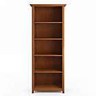 Alternate image 5 for Simpli Home Amherst Solid Wood 5 Shelf Bookcase in Light Golden Brown