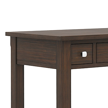 Simpli Home&reg; Avalon Solid Wood Writing Office Desk. View a larger version of this product image.