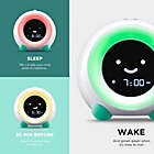 Alternate image 2 for LittleHippo MELLA Ready to Rise Children&#39;s Sleep Trainer Alarm Clock in Tropical Teal