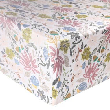 Copper Pearl Olive Fitted Crib Sheet. View a larger version of this product image.