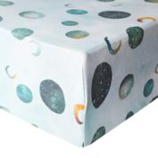 Copper Pearl Lunar Fitted Crib Sheet