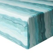 Copper Pearl Waves Fitted Crib Sheet