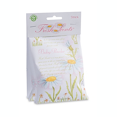 Fresh Scents&trade; Scent Packets in White Cotton (Set of 3). View a larger version of this product image.
