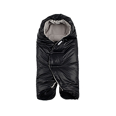 7 A.M.&reg; Enfant Nido Cloud Size 0-6M 3-in-1 Baby Wrap with Micro Fleece Lining in Black. View a larger version of this product image.
