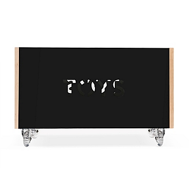 Nico &amp; Yeye Mobile Toy Chest in Birch/Black. View a larger version of this product image.