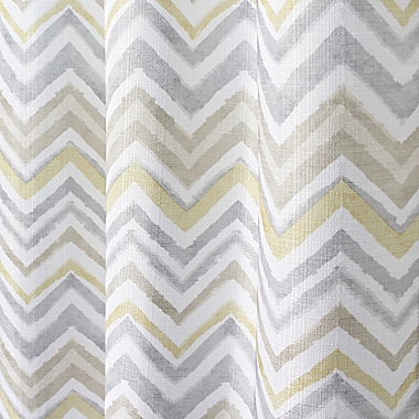 Colordrift Chevron Mirage Valance in Yellow. View a larger version of this product image.