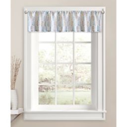 Honeycomb 32-Inch x 45-Inch 2-Tier Valence in Aqua