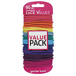 Harmon® Face Values™ 60-Count Value Pack Thin Hair Elastics in Bright Colors