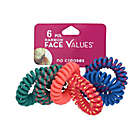 Alternate image 0 for Harmon&reg; Face Values&trade; 6-Count Spiral Elastics in Bright Colors