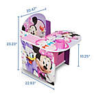 Alternate image 3 for Disney&reg; Minnie Mouse Upholstered Chair with Desk and Storage Bin