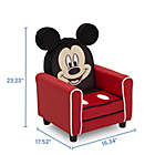 Alternate image 4 for Delta Children&reg; Disney&reg; Mickey Mouse Figural Upholstered Kids Chair in Red/Black