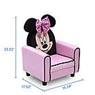 Alternate image 4 for Delta Children&reg; Disney&reg; Minnie Mouse Figural Upholstered Kids Chair in Pink/Black