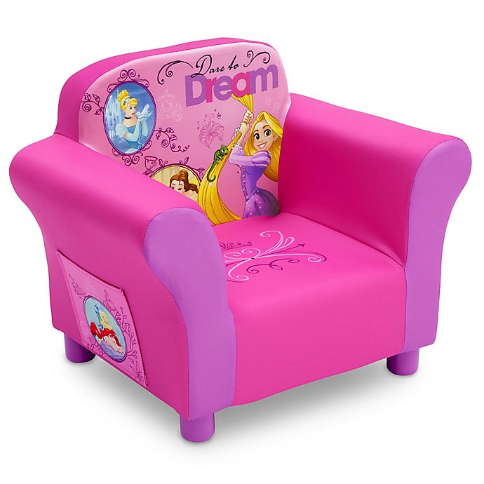 Delta Children Disney® Princess Upholstered Chair in Pink