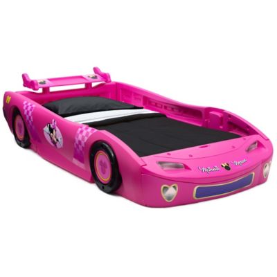 Delta Children Disney&reg; Minne Mouse Car Twin Bed in Pink