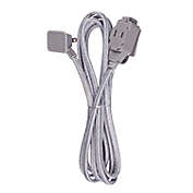 Globe Electric Designer Series 9-ft 3-Outlet Extension Cord in Charcoal and Light Grey