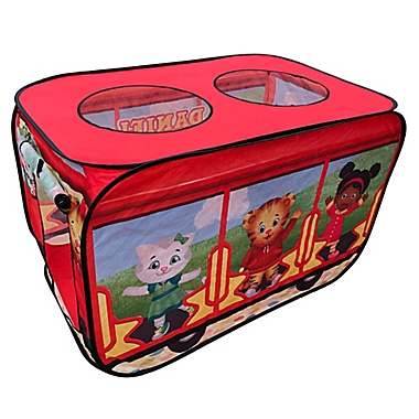 M&amp;M Enterprises Daniel Tiger&#39;s Neighborhood&trade; Trolley Pop-Up Tent in Red. View a larger version of this product image.