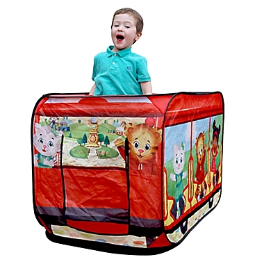 M&amp;M Enterprises Daniel Tiger&#39;s Neighborhood&trade; Trolley Pop-Up Tent in Red. View a larger version of this product image.