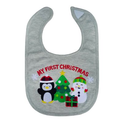 my 1st christmas bib