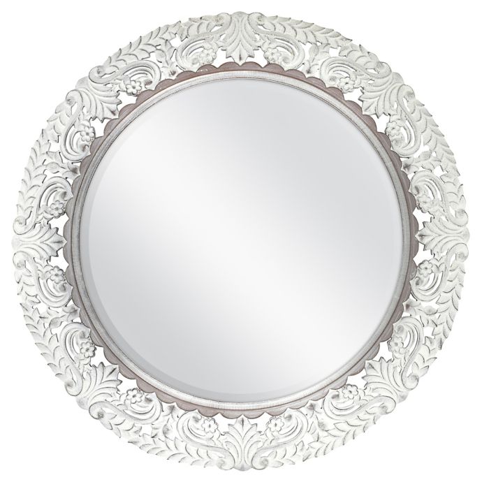 30Inch Round Floral Carved Wall Mirror Bed Bath & Beyond