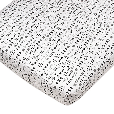 The Honest Company&reg; Patterned 2-Pack Organic Cotton Fitted Crib Sheets. View a larger version of this product image.