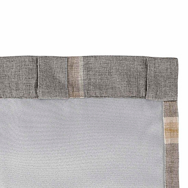 Bee &amp;amp; Willow&amp;trade; Home Plaid Rod Pocket Room Darkening Window Curtain Panel (Single). View a larger version of this product image.