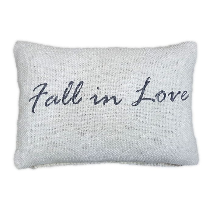 Bee & Willow™ Home Fall in Love Oblong Throw Pillow in Ivory | Bed 