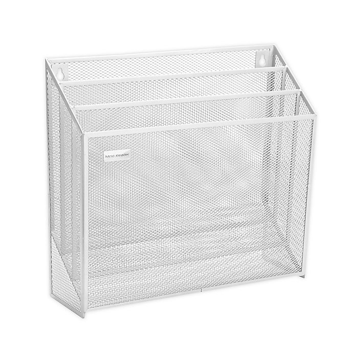 Mind Reader 3 Tier Vertical Mount Mesh Wall File Holder Bed Bath And Beyond Canada - Mesh Wall Mounted File Holder